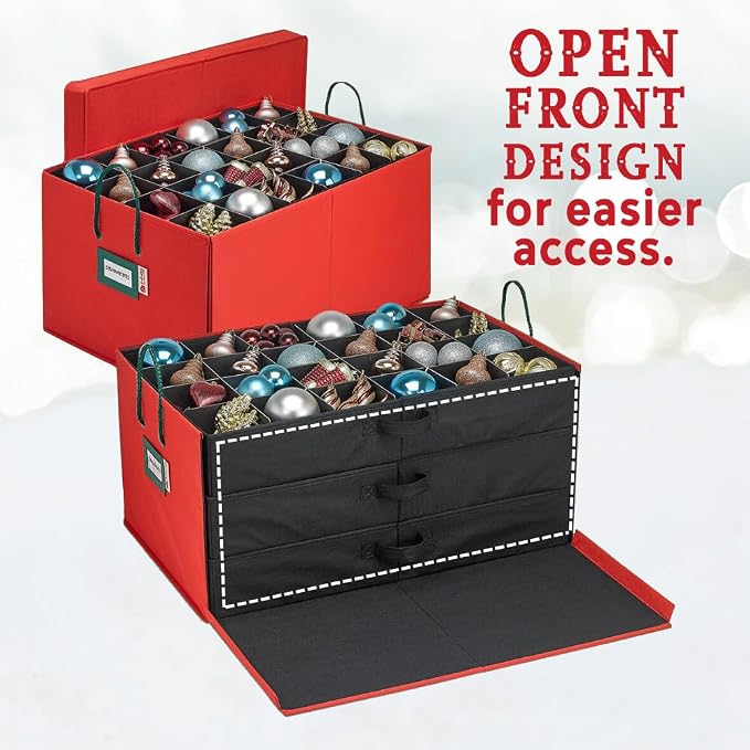 HOLDN’ STORAGE Christmas Ornament Storage Box - Image 5