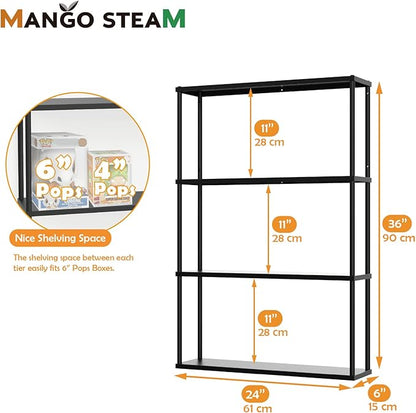 Mango Steam Wall-Mounted Steel Shelving Unit - Image 3