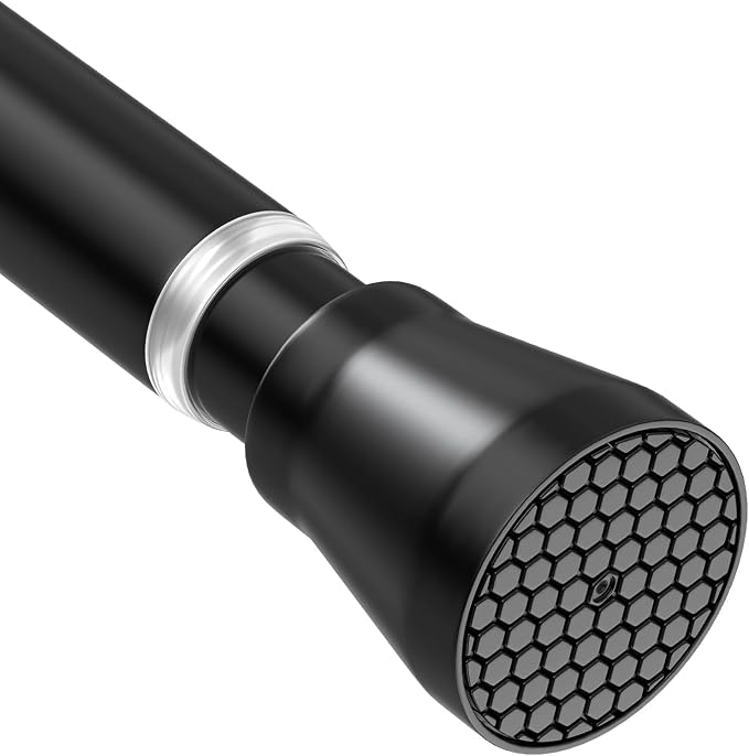 AIZESI Tension Shower Curtain Rod 45-77 Inch No Drilling Adjustable, No Slip by AIZESITENSIONROD