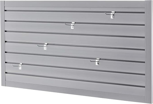 Slat Wall Paneling 4x2 FT, PVC SlatWall Panels Garage Organizer Storage System by Hohuqeri