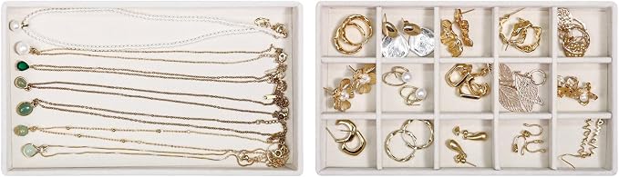 Stackable Jewelry Organizer Trays by Teppdfann
