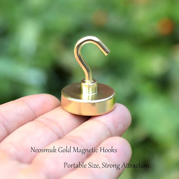 Neosmuk Magnetic Hooks, Heavy Duty 85lb+ Strong Magnet Hook - Image 2
