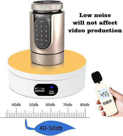 YVV Electric Rotating Display Stand 360°Automatic Mute Photography Rotating - Image 3
