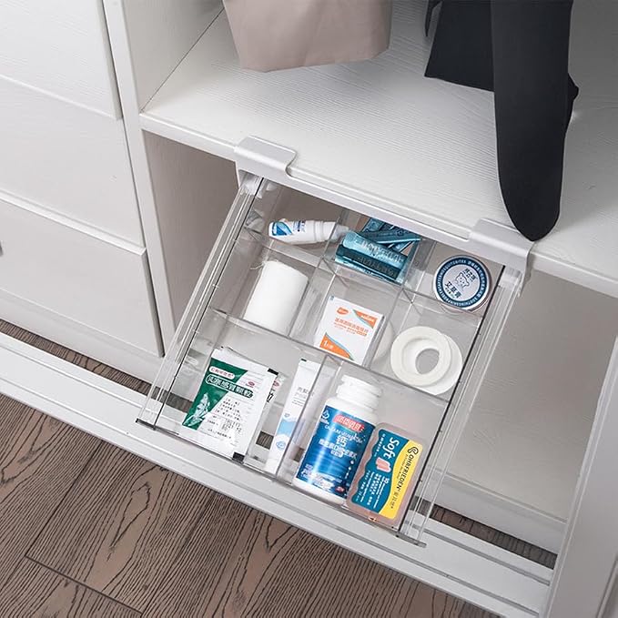 vacane Under Shelf Organizer, Under Shelf Storage Drawer Pull Out, Under - Image 4