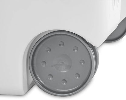 Plastic Laundry Hamper with Wheels and Handle - Image 6