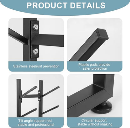 BiJun Skateboard Racks Floor Stand, 4-Layer Skateboard Holder, Snowboard - Image 7