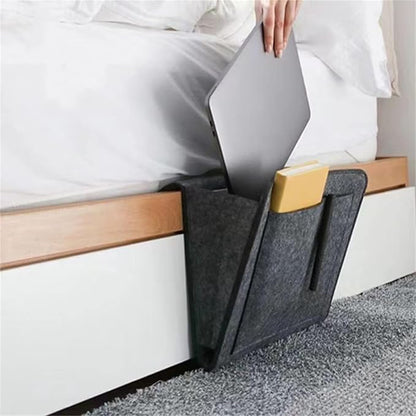 Bedside Caddy, Felt Bed Side Caddy Organizer by Unknown