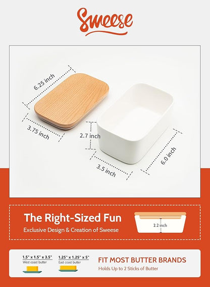 Sweese Large Butter Dish - Image 2