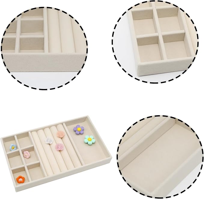 Velvet Jewelry Organizer Tray - Image 3