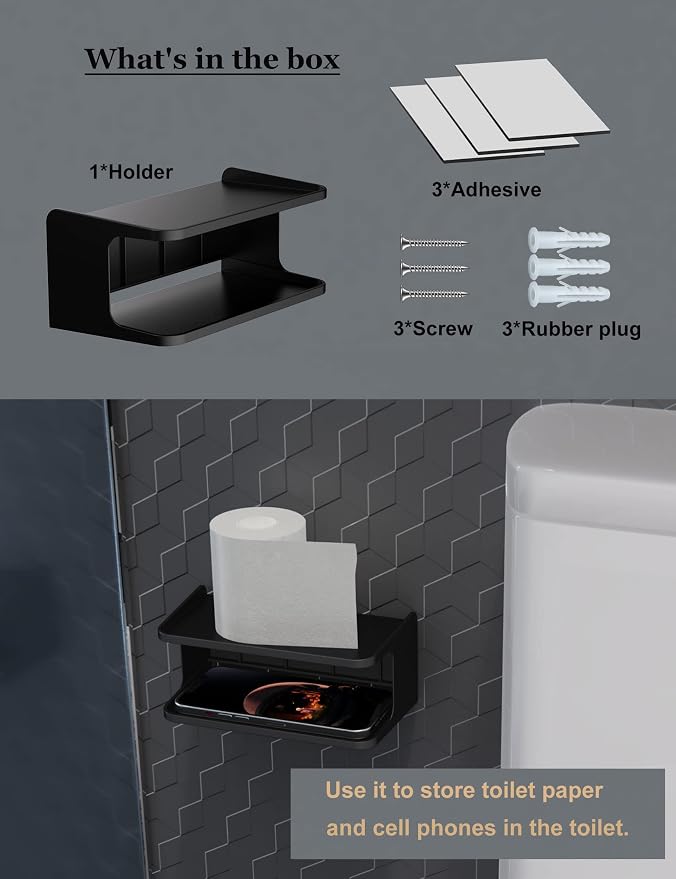 Bedside Wall Shelf Organizer Small Bedside Shelf Wall Mount - Image 7