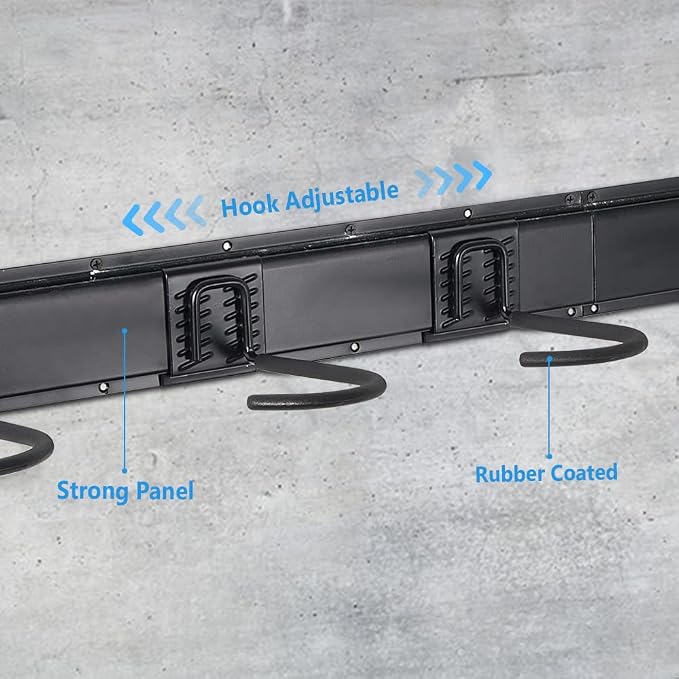 Ultrawall Stainless Steel Bike Storage Rack, 6 Bike Storage Hanger Wall Mount - Image 4