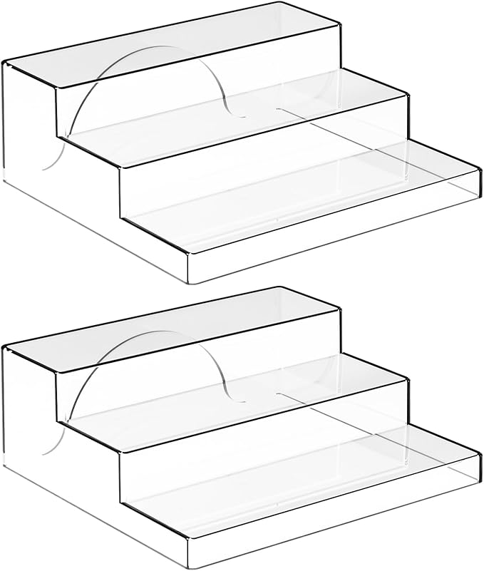 Yieach 3 Tiered Acrylic Display Stands by Yieach