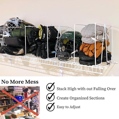 Evelots Wire Shelf Dividers - Image 9