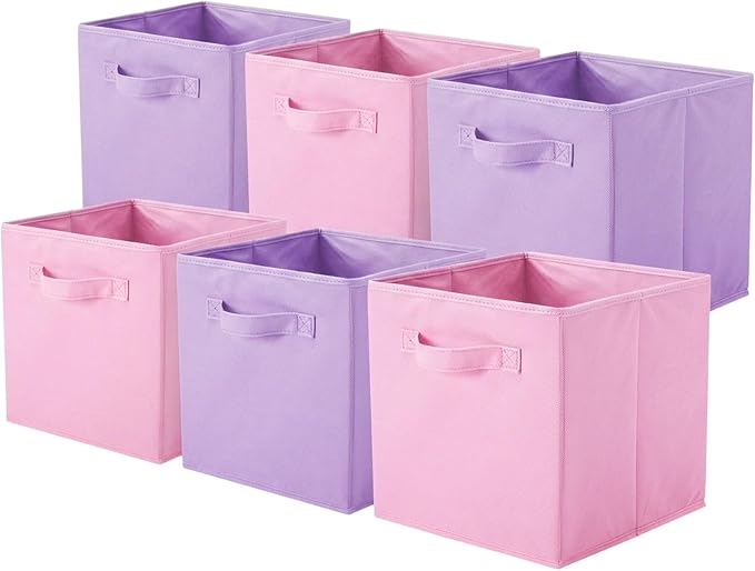 ShellKingdom Storage Bins, Foldable Fabric Storage Cubes And Cloth Storage by ShellKingdom