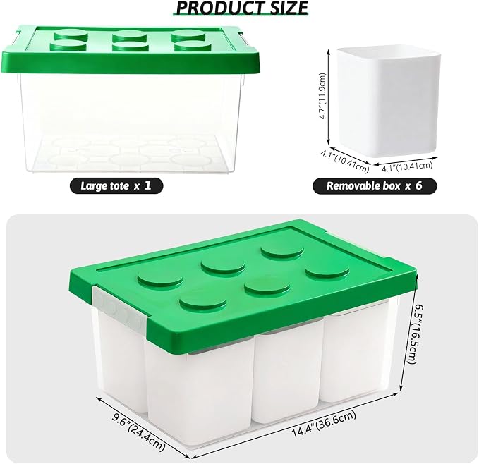loobuu Plastic Storage Bins - Image 2