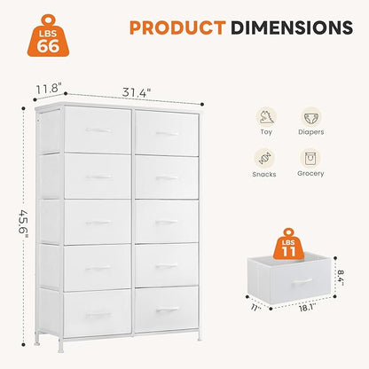 Sweetcrispy 10 Drawer Tall Dresser - Image 3