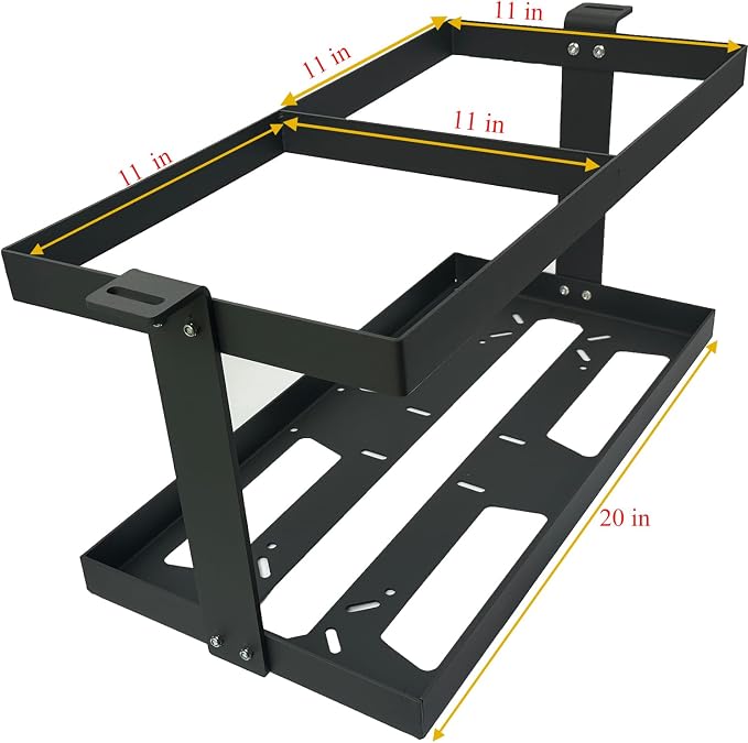 Fuel Jug Container Holder Mount Can Mount fits Two 5 Gallon Fuel Containers - Image 2