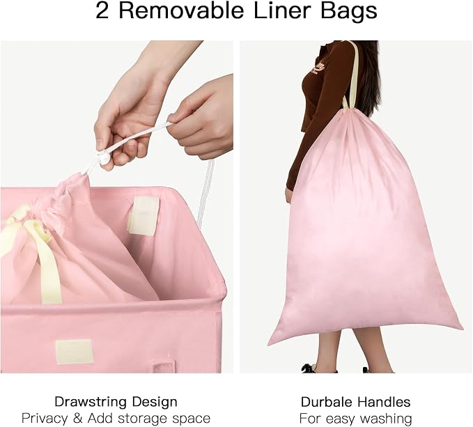 WOWLIVE 100L Laundry Hamper - Image 5
