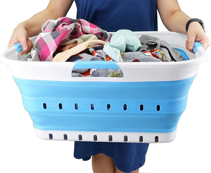 SAMMART 42L Collapsible Plastic Laundry Basket - Image 7