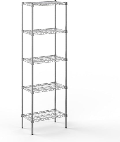 14" Deep x 24" Wide x 74" Height Wire Shelving Kit | 5-Tier | NSF Commercial by Regal+Altair