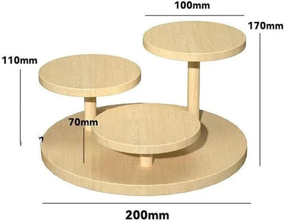 Display Riser Stand Cake Stand Tiered High and Low Ladder Sturdy Countertop - Image 2