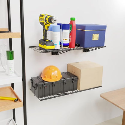 Wall Shelf 24'' x 11'' Garage Wall Mounted Storage Shelves, Heavy Duty Metal - Image 7