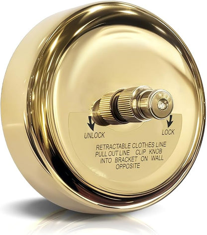 Retractable Clothesline, Wall Mounted Adjustable Clothing Rope by SWETON