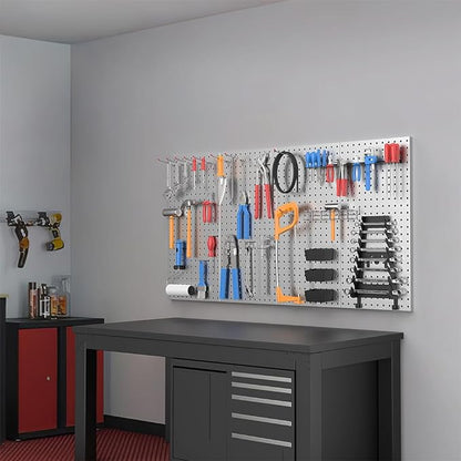 Ultrawall 4 Pcs Metal Pegboard Wall Panels, Peg Boards - Image 5
