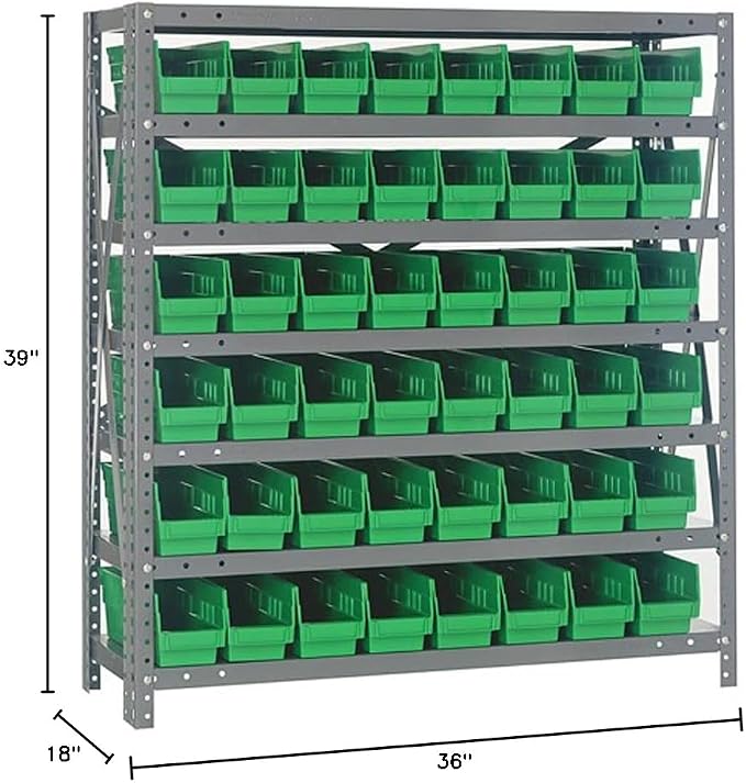 Quantum Storage Systems 1839-103GN Steel Shelving Unit - Image 2