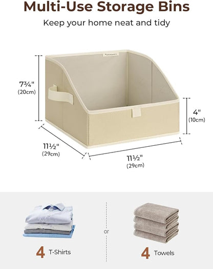 StorageWorks Closet Storage Bins, Trapezoid Organizer Box - Image 2
