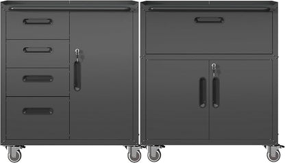 Metal Tool Cabinet, Garage Storage Cabinet System, Wall Cabinet & Locking by VIYET