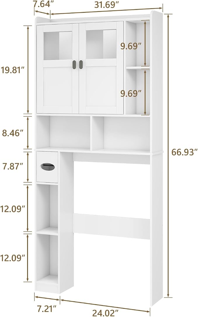 Vabches Over The Toilet Storage Cabinet - Image 2