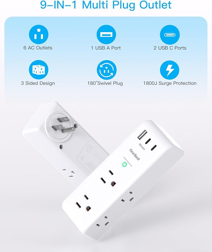 Surge Protector Outlet Extender - Image 3