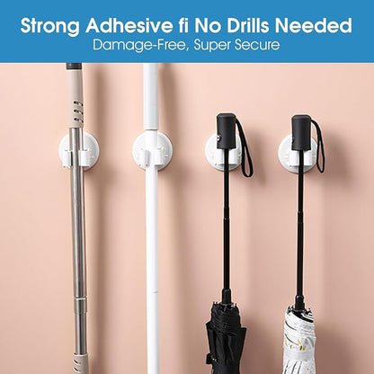 Broom and Mop Holder Wall Mount - Image 2