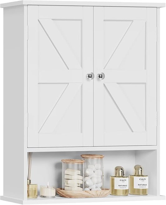 Bathroom Wall Cabinet, Over The Toilet Space Saver Storage by TEENFON