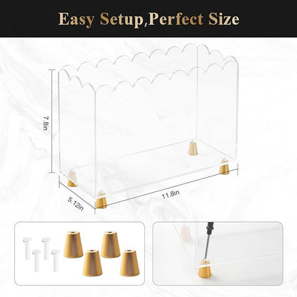 Acrylic Magazine Holder, Magazine Rack Floor, Crystal Clear Stylish Organizer - Image 7