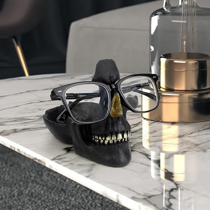 Mrlikale Skull Glasses Stand, Creative Eyeglasses Rack, Sunglasses Spectacle - Image 8
