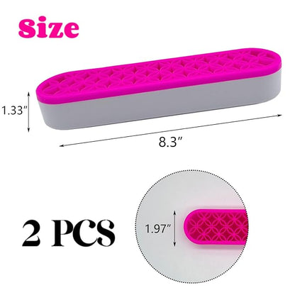 TANG SONG 2 PCS Silicone Make up Brush Holder Cosmetic Storage Box Desktop - Image 2