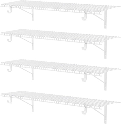 4-Pack Wire Closet Shelving by Supforce