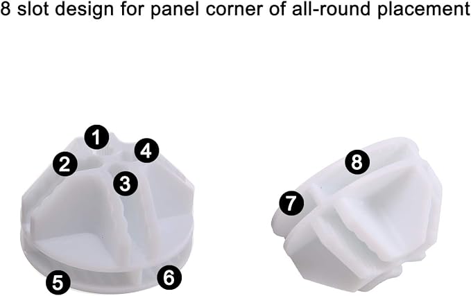 C&AHOME 24pcs Wire Cube Plastic Connectors - Image 2