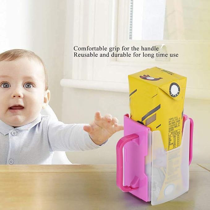 Milk Carton Holder Adjustable Spillproof Milk Drink Holder - Image 4