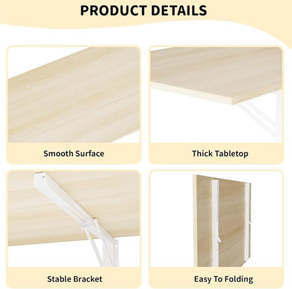 GOYLSER Fold Wall Mounted Table Folding Worktable, Addition to Garage/Home - Image 5