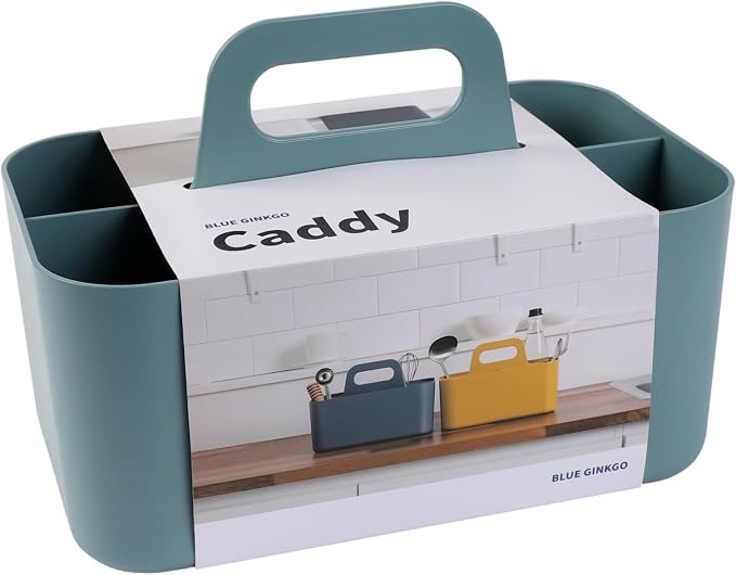 BLUE GINKGO Stackable Organizer Caddy – Korean-Made Portable Tote by BLUEGINKGO