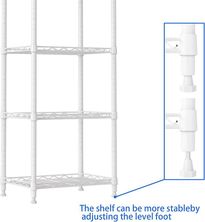 REGILLER 6 Wire Shelving Steel Storage Rack Adjustable Unit Shelves - Image 6