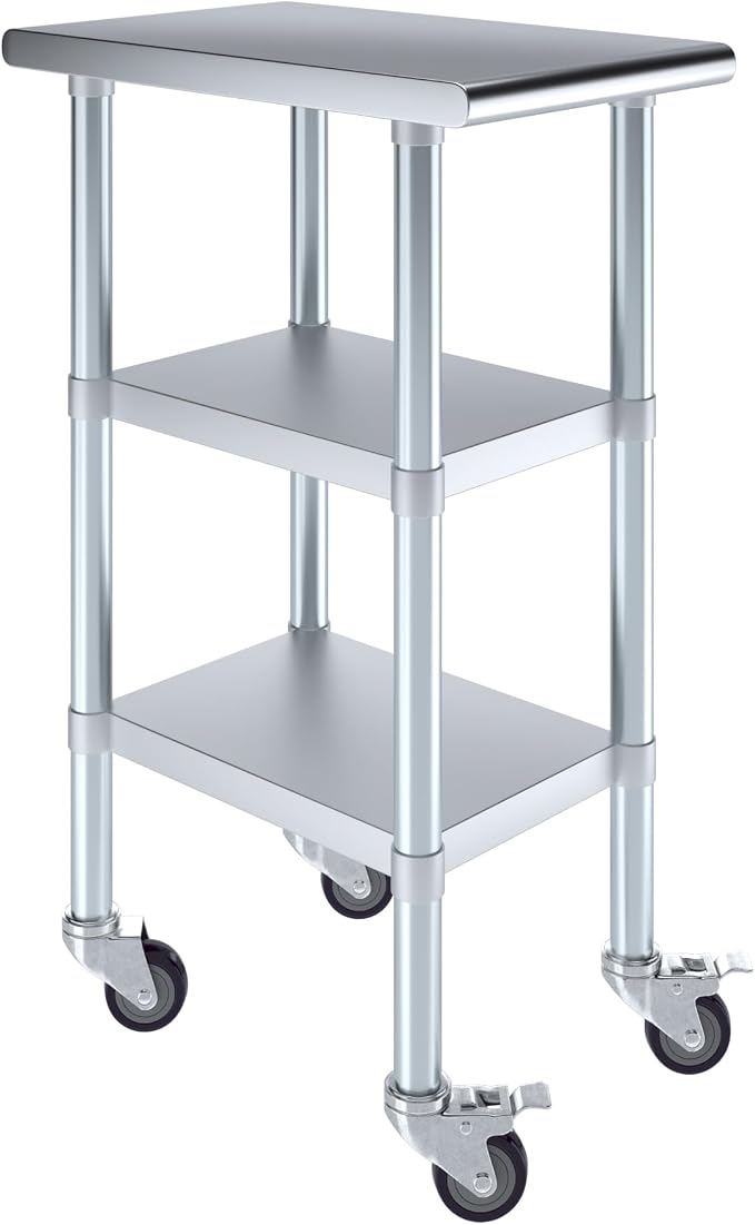 AmGood Stainless Steel Work Table by AmGood