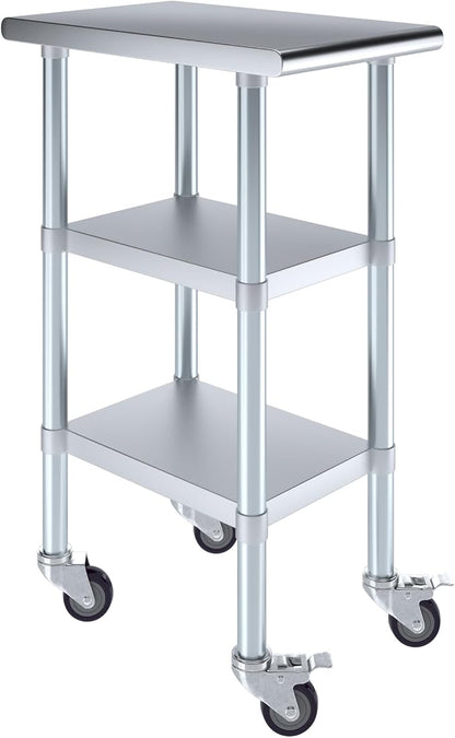 AmGood Stainless Steel Work Table by AmGood