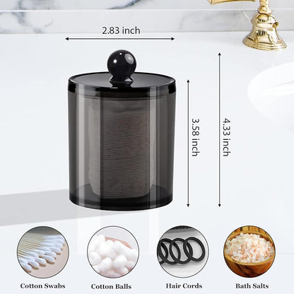 SheeChung 3 Pack Qtip Holder, Apothecary Jars - Image 3