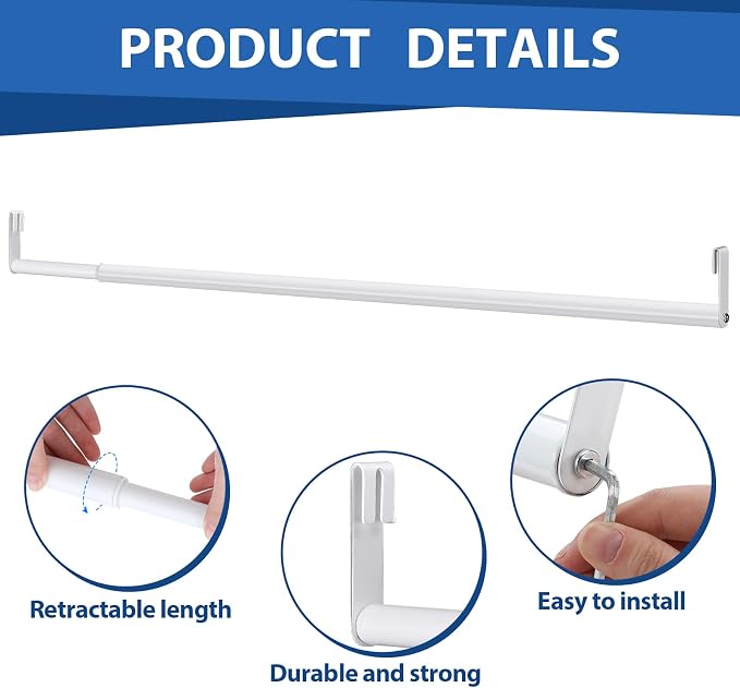 Threehoney Expandable Closet Rod - Image 3