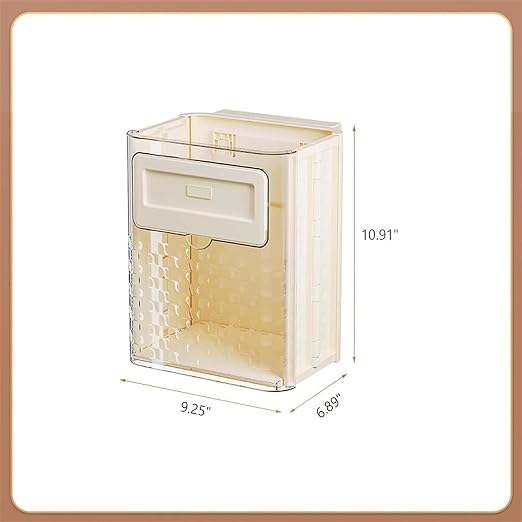 Hanging Kitchen Trash, Can Foldable Transparent Trash Can Kitchen Trash Can - Image 2
