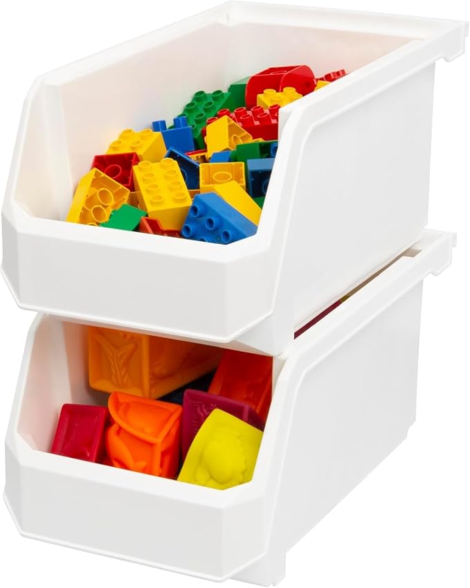 Large Plastic Containers for Organizing and Storage Bins for Closet, or Pantry - Image 6